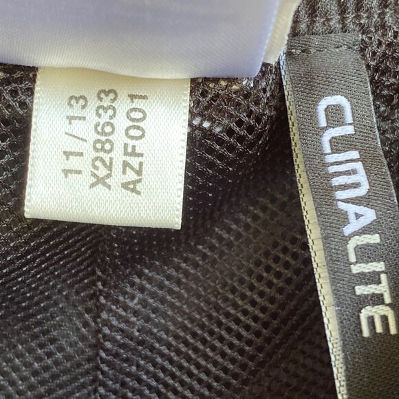 Adidas Climalite  Men Track Pant Sz XL 3 Stripe Black White Ankle Zip Mesh Lined - Picture 8 of 16